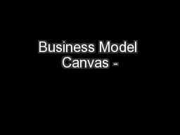 Business Model Canvas -