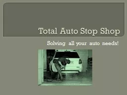 Total Auto Stop Shop