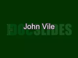 John Vile