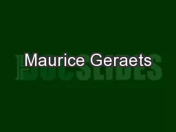 Maurice Geraets