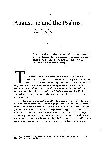 Augustine and the PsalmsROWAN WILLIAMSArchbishop of CanterburyTo under