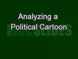 Analyzing a Political Cartoon