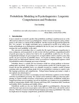 Toappearin`ProbabilisticLinguistics',editedbyRensBod,JenniferHay,andSt