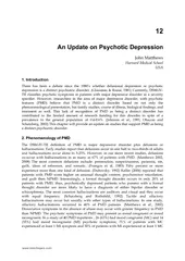 12 An Update on Psychotic Depression John Matthews Harvard Medical Sch