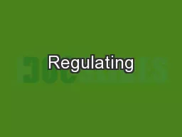 Regulating