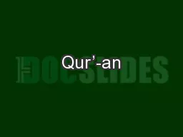 Qur’-an