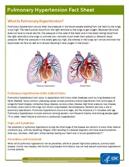 Pulmonary Hypertension Fact