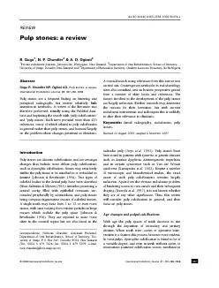 disease.Astudyofteethobtainedfromindividualsrangingfrom15to75yearsfoun