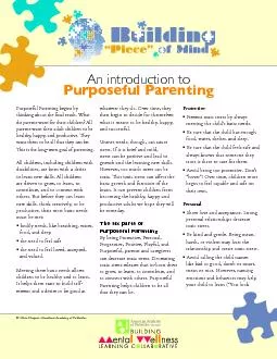Purposeful Parenting begins by