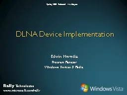 DLNA Device Implementation