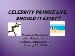 Celebrity Private Life: