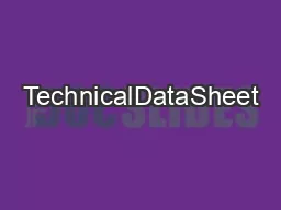 TechnicalDataSheet