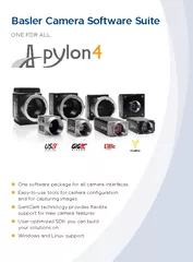 One software package for all camera interfaces
