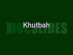 Khutbah