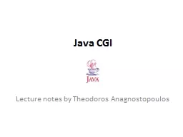 Java CGI