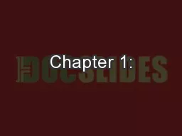Chapter 1:
