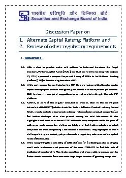 Discussion Paper on