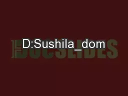 D:Sushila_dom