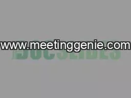 www.meetinggenie.com