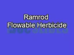 Ramrod Flowable Herbicide