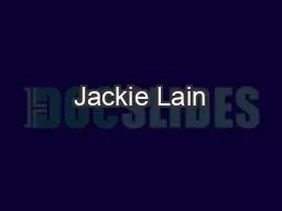 Jackie Lain