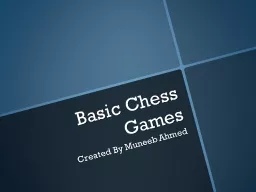 Basic Chess Games