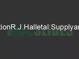EffectsofrarityonexploitationR.J.Halletal.Supplyanddemandcurvesprovide