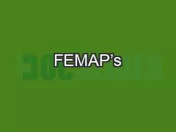 FEMAP’s
