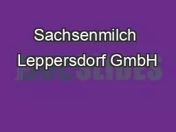 Sachsenmilch Leppersdorf GmbH