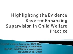 Highlighting the Evidence Base for Enhancing Supervision in
