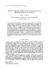 JOURNAL OF COMPUTATIONAL PHYSICS 52, 24-34 (1983)