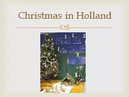 Christmas in Holland
