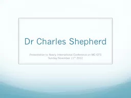 Dr  Charles Shepherd