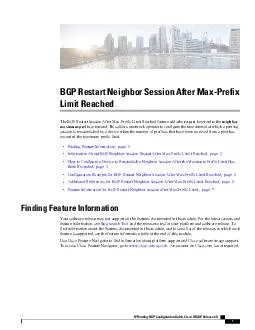 BGP Restart Neighbor Session After Max-PrefixLimit Reached�7�K�H�%�*�3