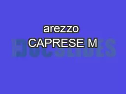 arezzo CAPRESE M
