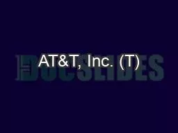 AT&T, Inc. (T)