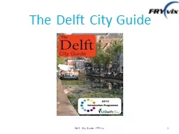 The Delft City Guide
