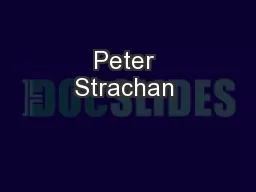Peter Strachan 
