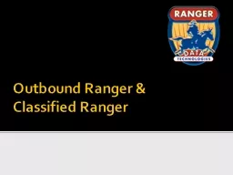 Outbound Ranger &