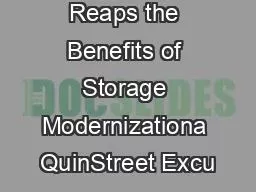 Oracle IT Reaps the Benefits of Storage Modernizationa QuinStreet Excu