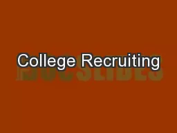 College Recruiting