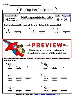 Super Teacher Worksheets - www.superteacherworksheets.comFinding the R