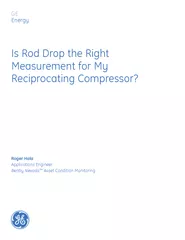 Is Rod Drop the RightMeasurement for MyReciprocating Compressor?
...