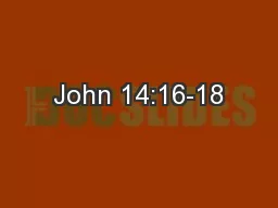 John 14:16-18