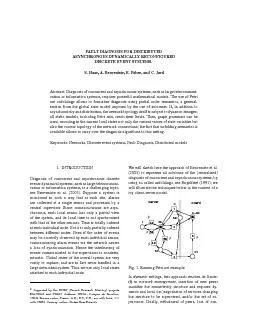 FAULTDIAGNOSISFORDISTRIBUTEDASYNCHRONOUSDYNAMICALLYRECONFIGUREDDISCRET