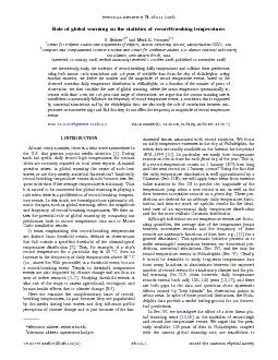 PDF-Roleofglobalwarmingonthestatisticsofrecord-breakingtemperaturesS.Redne thumbnail