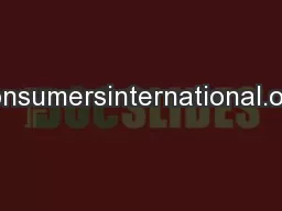 consumersinternational.org