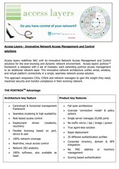 AccesLayers-Inoativ Netwok Acces Mangmen anCnro
