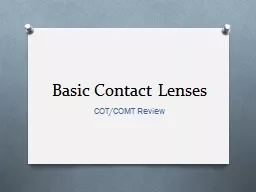 Basic Contact Lenses