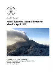uption on March 31, 2009.  Plume  above sea level.  The small amount o
